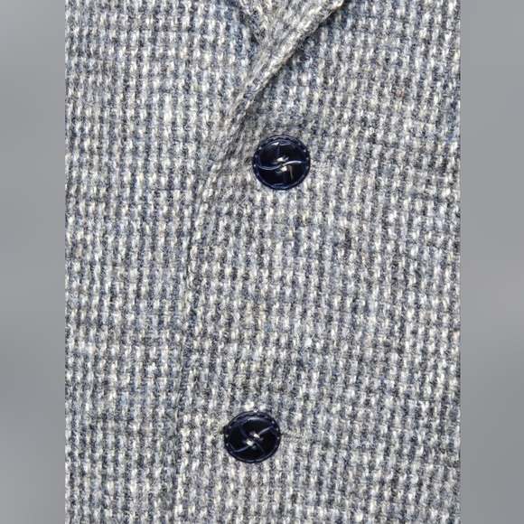 Vintage Harris Tweed Blazer Men’s 100% Wool Jacket  Woodward’s A Man’s World 42R - Picture 6 of 13